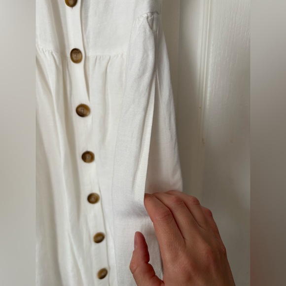 NWT White Loft Summer Dress - Size 0P - Picture 5 of 9